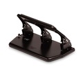 Office Jansan | Master MP40 9/32 in. Holes 30-Sheet Heavy-Duty 3-Hole Punch with Gel Padded Handle - Black image number 1