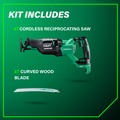 Reciprocating Saws | Metabo HPT CR36DAQ4M MultiVolt 36V Brushless 1-1/4 in. Cordless Reciprocating Saw with Orbital Action (Tool Only) image number 1
