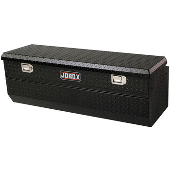 JOBOX PAH1424002 Aluminum Extra-Wide Fullsize Chest - Black