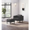 Ottomans | HON HVLVLOT.BLK01 23 in. x 23 in. x 17.5 in. Parkwyn Series Ottoman - Black image number 3