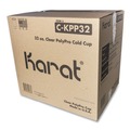 Cups and Lids | Karat C-KPP32 32 oz. PolyPro (PP) Plastic Cups - Translucent (600/Carton) image number 0