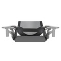  | Alera ALEEBW4213 EB-W Series Pivot Arm Multifunction Mesh Chair with Aluminum Base - Black image number 6