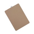  | Universal UNV40304VP 1.25 in. Clip Capacity 8.5 in. x 11 in. Hardboard Clipboard - Brown (3/Pack) image number 5