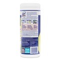 Cleaning & Disinfecting Wipes | LYSOL Brand 19200-81145 7 in. x 7.25 in. 1-Ply Disinfecting Wipes - Lemon and Lime Blossom, White (35 Wipes/Canister, 12 Canisters/Carton) image number 5