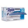 Cleaning & Janitorial Supplies | Ziploc 682254 2-Gallon 2.7 mil. 13 in. x 15.5 in. Double Zipper Freezer Bags - Clear (100/Carton) image number 3