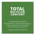 Storage Accessories | Stout by Envision T3340B13 33 in. x 40 in. 1.3 mil. 33 Gallon Total Recycled Content Plastic Trash Bags - Brown/ Black (100/Carton) image number 6