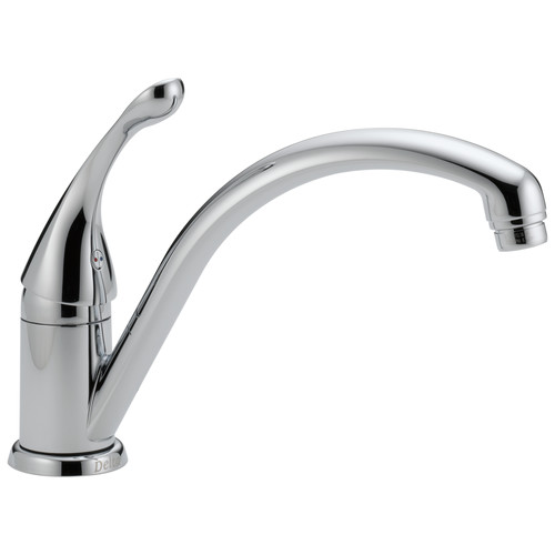 Delta 141-DST Single Handle Kitchen Faucet (Chrome) image number 0