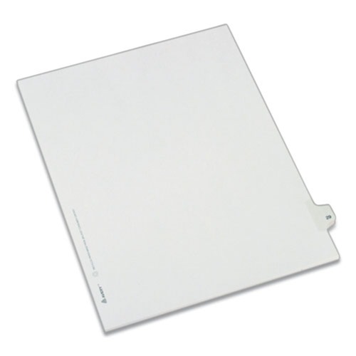 Customer Appreciation Sale - Save up to $60 off | Avery 82227 Preprinted Legal Exhibit 10-Tab '29-ft Label 11 in. x 8.5 in. Side Tab Index Dividers - White (25-Piece/Pack) image number 0