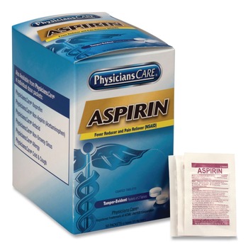PhysiciansCare Two-Pack Aspirin Medication (50/Box)