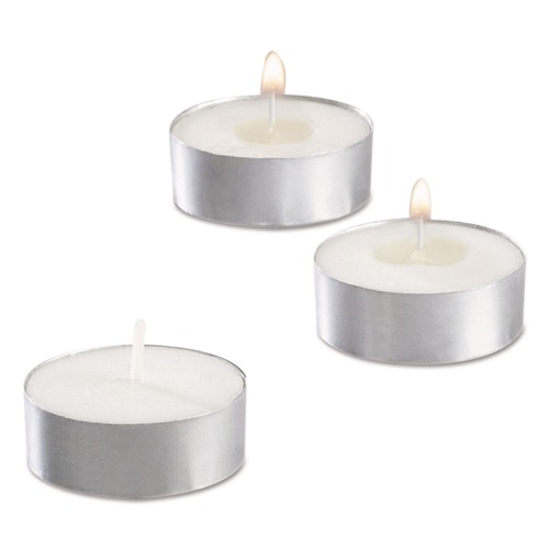 Sterno STE 40100 5 Hour Burn 0.5 in. Tealight Candle - White (500/Carton)