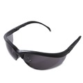 Eye Protection | MCR Safety KD112 Klondike Safety Glasses - Matte Black Frame Gray Lens (12/Box) image number 0