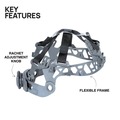 Protective Head Gear | Klein Tools CLMBRSPN Safety Helmet Suspension image number 4