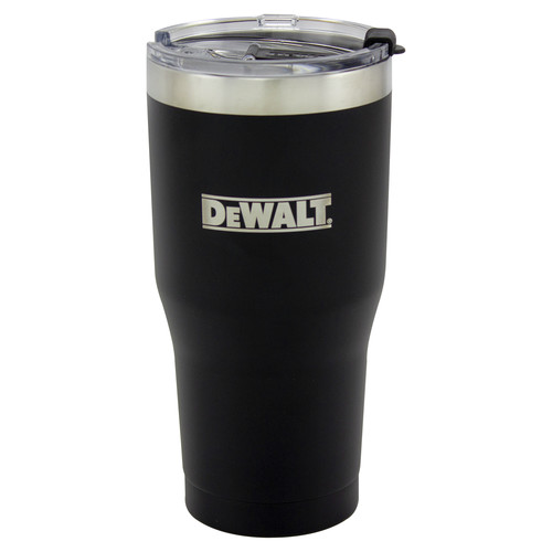 Coolers & Tumblers | Dewalt DXC30OZTBS 30 oz. Black Powder Coated Tumbler image number 0