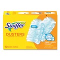 Cleaning Brushes | Swiffer 21459BX Dust Lock Fiber Refill Dusters - Light Blue, Unscented (10/Box) image number 0