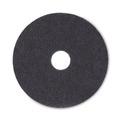 Cleaning & Janitorial Accessories | Boardwalk BWK4016BLA 16 in. Diameter Stripping Floor Pads - Black (5/Carton) image number 1