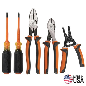 Klein Tools 94130 5-Piece 1000V Insulated Tool Kit