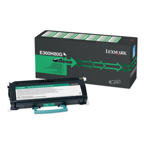 Ink & Toner | Lexmark E360H80G E360H80G 9,000 Page-Yield High-Yield Toner - Black image number 0