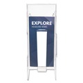 Office Furniture & Lighting | Deflecto 55601 Stand-Tall Wall-Mount 4.56 in. x 3.25 in. x 11.88 in. Leaflet Literature Rack - Clear image number 8