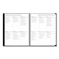 Notebooks & Pads | Blue Sky 134433 11 in. x 8.5 in. (July 2025 to June 2026) Teacher's Solid Black Weekly/Monthly Lesson Planner - Black Cover image number 5