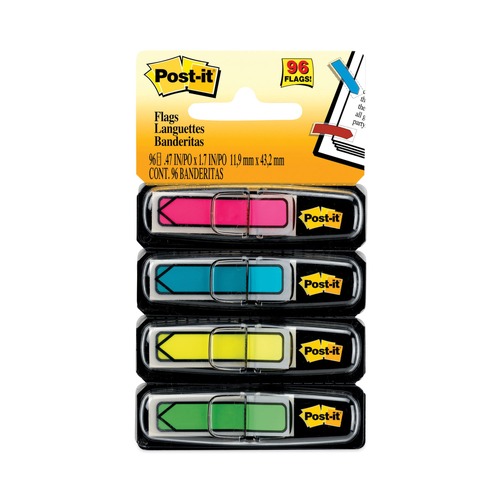 Bulk Savings Pricing 2 | Post-it Flags 684-ARR4 Arrow 0.5 in. Page Flags - Four Assorted Bright Colors (96/Pack) image number 0