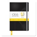  | TOPS 56874 Idea Collective 5.5 in. x 3.5 in. Hardcover Journal with Elastic Closure - Wide/Legal, Black Cover/Yellow Pad (90 Sheets/Book) image number 0
