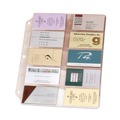 Bulk Savings Pricing 3 | Cardinal 7856 000 Business Card Refill Pages for 2 x 3.5 Cards - Clear (10/Pack) image number 0