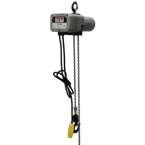 JET JSH-275-20 115V JSH Series 16 Speed 1/8 Ton 20 ft. Lift 1-Phase Electric Chain Hoist image number 0