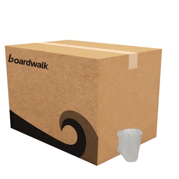 Boardwalk 9 oz Translucent Individually Wrapped Plastic Cold Cups (1000/Carton)