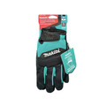 Work Gloves | Makita T-04210 Genuine Leather-Palm Performance Gloves - Medium image number 1