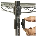  | Alera ALESW503618SR NSF Certified Industrial 36 in. x 18 in. x 72 in. 4-Shelf Wire Shelving Kit - Silver image number 6