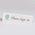 Office Jansan | Avery 05305 8.5 in. x 2.5 in. Medium Embossed Tent Cards - White (2 Cards/Sheet, 50 Sheets/Box) image number 2