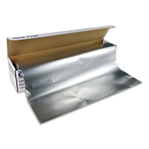 Food Wraps | GEN GEN7134 Heavy-Duty Aluminum Foil Roll, 18-in X 500 Ft image number 0
