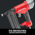 Brad Nailers | Craftsman CMPBN18SB 18 Gauge 5/8 in. to 2 in. Pneumatic Brad Nailer image number 4