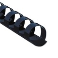 Office Jansan | Fellowes Mfg Co. 52501 1/2 in. Diameter 90 Sheet Capacity Plastic Comb Bindings - Navy Blue (100/Pack) image number 2