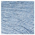 Cleaning & Janitorial Supplies | Boardwalk BWK502BLCT 5 in. Headband Super Loop Cotton/Synthetic Fiber Wet Mop Head - Medium , Blue (12/Carton) image number 5