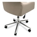 Office Chairs | Alera ALEWS4251 18.9 in. to 22.24 in. Seat Height Mid-Century Task Chair Supports Up to 275 lb - Cream Seat/Cream Back image number 5