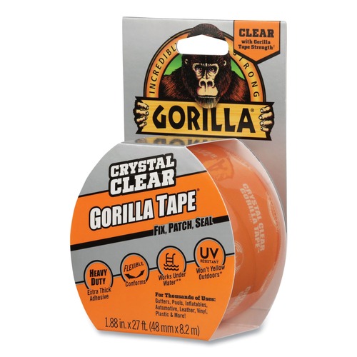 Office & Office Supplies | Gorilla Glue 6027007 1.88 in. x 9 yds 3 in. Core Crystal Clear Tape image number 0