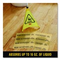 Safety Equipment | Rubbermaid Commercial FG425200YEL 16.5 in. x 20 in. 16 oz. Caution Wet Floor Over-the-Spill Pad (22 Sheets/Pack) image number 5
