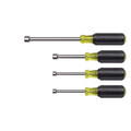 Nut Drivers | Klein Tools 633 4-Piece 3 in. Shafts Cushion Grip Nut Driver Set image number 0