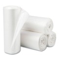 Trash Bags | Inteplast Group EC2424N High-Density 10 gal. 5 microns Commercial Can Liners - Natural (50 Bags/Roll, 20 Rolls/Carton) image number 0