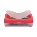 Office & Office Supplies | C-Line 48500 8.25 in. x 5.43 in. x 2.43 in. 3 Compartments Storage Box - Assorted Colors (12/Carton) image number 2