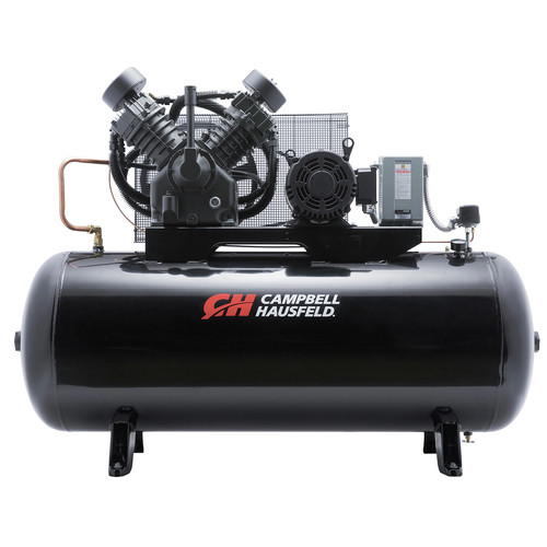 Stationary Air Compressors | Campbell Hausfeld CE8001 10 HP 2 Stage 120 Gallon Oil-Lube Horizontal Air Compressor image number 0