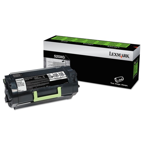 Lexmark 52D0X0G 520XG Return Program 45000 Page Extra High-Yield Toner Cartridge - Black image number 0