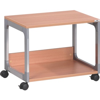 Durable System 48 23.6 in. x 18.7 in. x 17 in. 2 Shelves Metal Multi-Function Trolley - Beech