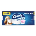 Toilet Paper | Charmin 80835941 2-Ply Septic Safe Ultra Soft Bathroom Tissue Mega Roll - White (208 Sheets/Roll, 16 Rolls/Carton) image number 2