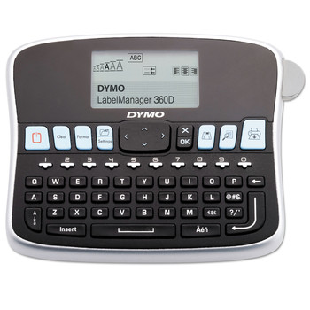 DYMO LabelManager 360D 2.8 in. x 7.76 in. x 5.9 in. 2 Lines Label Maker