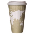 Cups and Lids | Eco-Products EP-BNHC16-WD 16 oz. World Art Renewable and Compostable Insulated PLA Hot Cups (600/Carton) image number 1