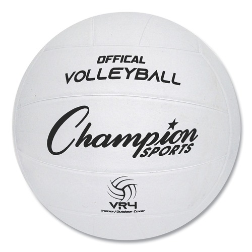 Toys | Champion Sports VR4 Official Size Rubber Volleyball -  White image number 0