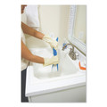 Mops | Rubbermaid Commercial FGQ40900BL00 18 in. Economy Microfiber Wet Mopping Pad - Blue image number 7