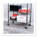 Office Desks & Workstations | Alera SW690004 Optional Casters for Wire Shelving - Gray/Black (4/Set) image number 2